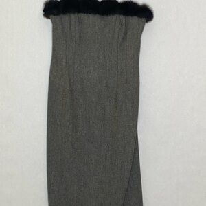 Vinatge lined tweed dress